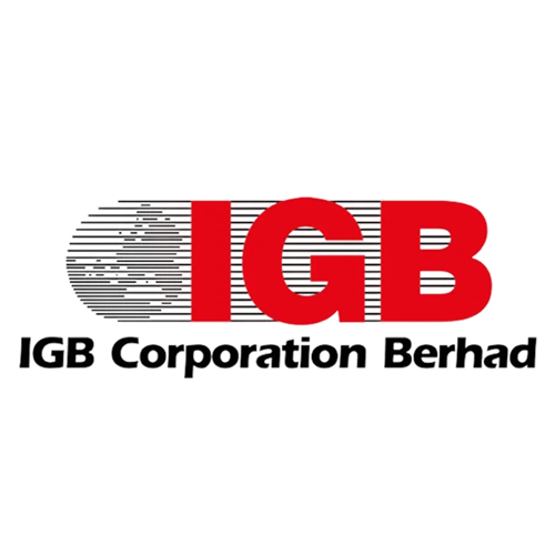 Logo of IGB Corporation Berhad - a prominent Malaysian property development and investment company.